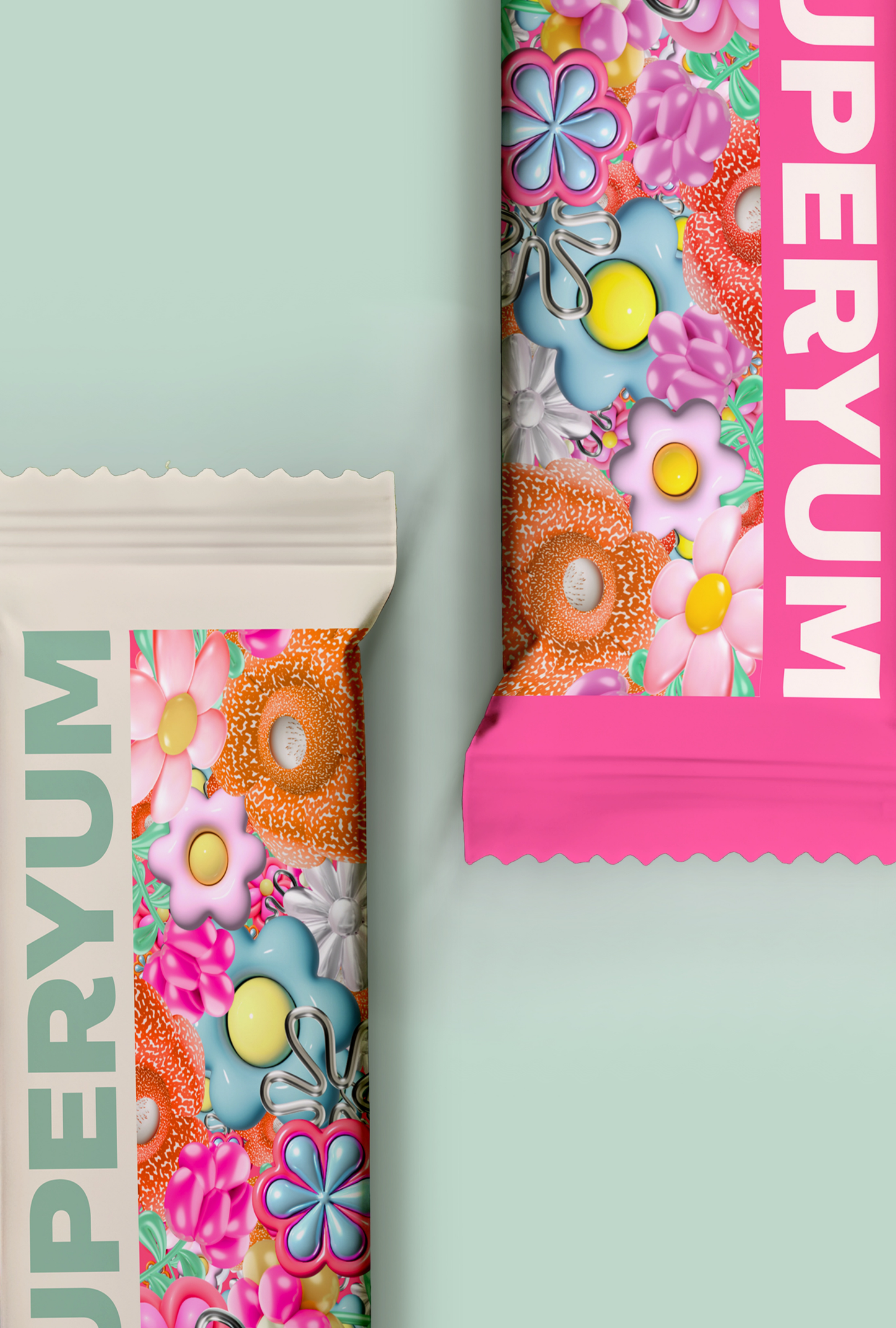 Snack Bar Mockup PSD | Protein Bar & Energy Bar Packaging Template