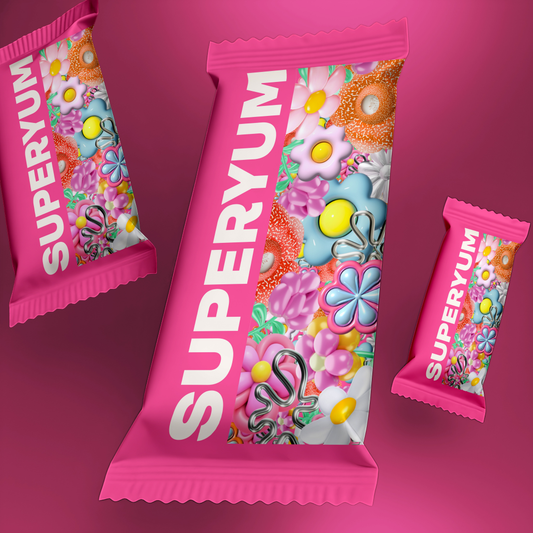 Modern 3D Snack Bar Mockup PSD | Bold Photorealistic Protein & Energy Bar Packaging Template